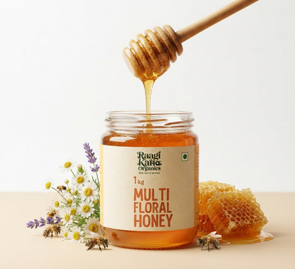 Raagi Kana Organics Multi Floral Honey 2Kg