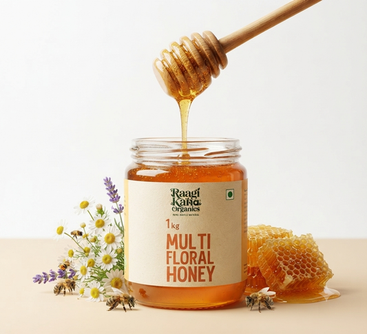 Raagi Kana Organics Multi Floral Honey 1Kg